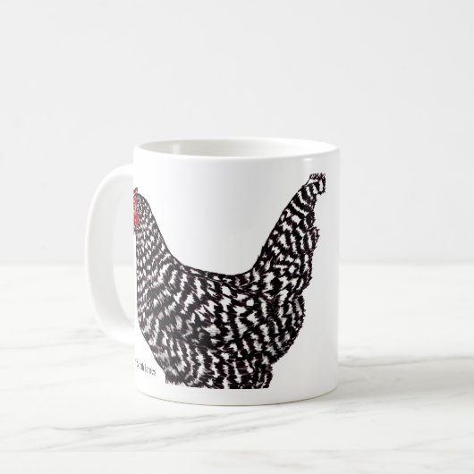 Dominique Hen Kaffeetasse (Vorderseite Links)