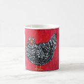 Dominique-Huhn Kaffeetasse (Mittel)