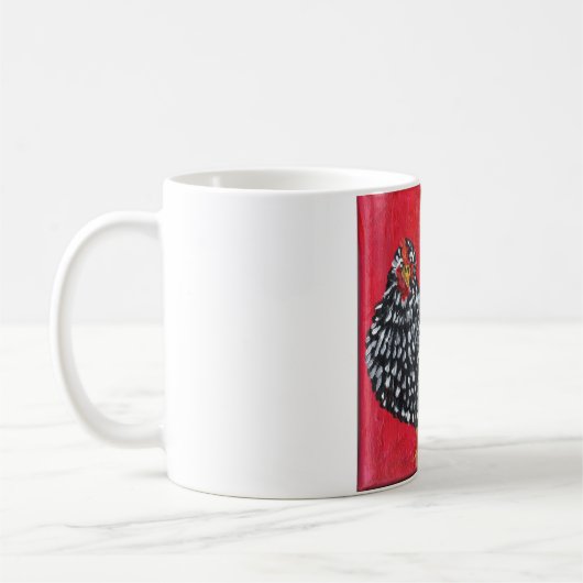 Dominique-Huhn Kaffeetasse (Links)