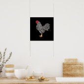 Dominique Rooster Poster (Küche)