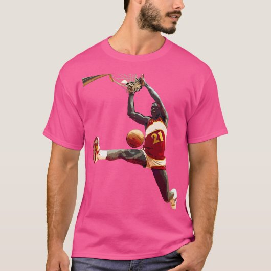 Dominique Wilkins T-Shirt (Vorderseite)