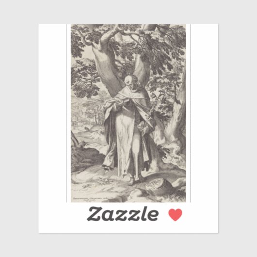 Dominischer Katholischer Priester Aufkleber (Blatt)