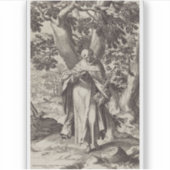 Dominischer Katholischer Priester Aufkleber (Vorderseite)