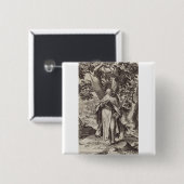 Dominischer Katholischer Priester Button (Vorne & Hinten)