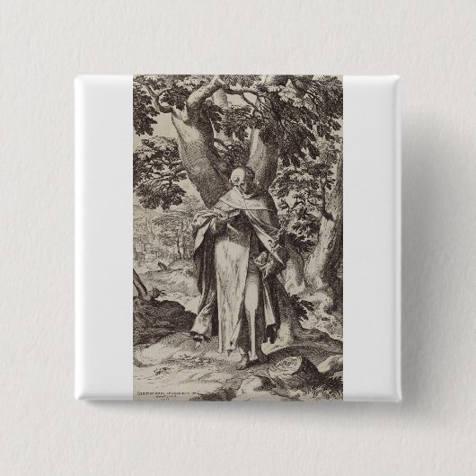 Dominischer Katholischer Priester Button (Vorderseite)
