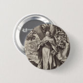 Dominischer Katholischer Priester Button (Vorne & Hinten)