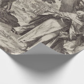 Dominischer Katholischer Priester Geschenkpapier (Ecke)