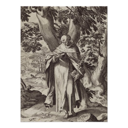 Dominischer Katholischer Priester Poster (Vorderseite)