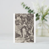 Dominischer Katholischer Priester Postkarte (Stehend Vorderseite)