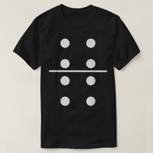 Domino 4 und 4 Halloween Group Kostüme 4 T-Shirt (Design vorne)