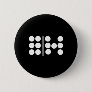 Domino 6 und 7 passende 67 Dominos Gruppenkostüme  Button