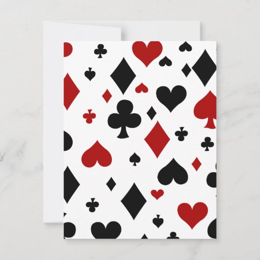 Domino Aces Einladung (Rückseite)