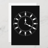 Domino Clock Dominoes Tiles Puzzler Game-Geschenk Einladung (Vorne/Hinten)