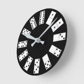 Domino Clock Runde Wanduhr (Winkel)