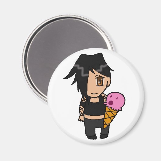 Domino Cone Magnet (Vorderseite/Rückseite)