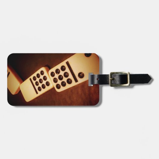 Domino Effect Luggage Tag Gepäckanhänger (Vorderseite horizontal)