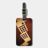 Domino Effect Luggage Tag Gepäckanhänger (Vorderseite vertikal)