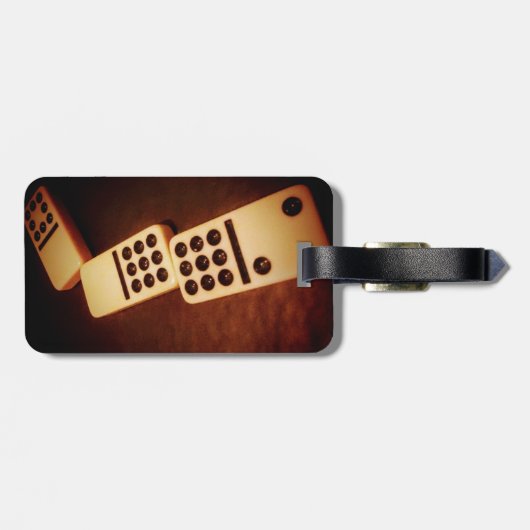Domino Effect Luggage Tag Gepäckanhänger (Rückseite horizontal)