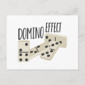 Domino-Effekt Postkarte (Vorderseite)