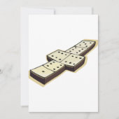 Domino-Einladungen Einladung (Vorderseite)