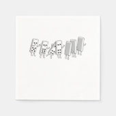 Domino Fall Dominoes Tiles Puzzler Game-Geschenk Serviette (Vorderseite)