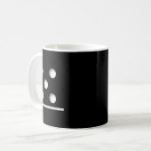 Domino Game 5 0 Halloween Kaffeetasse (Vorderseite Links)