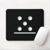 Domino Game 5 0 Halloween Mousepad (Mit Mouse)