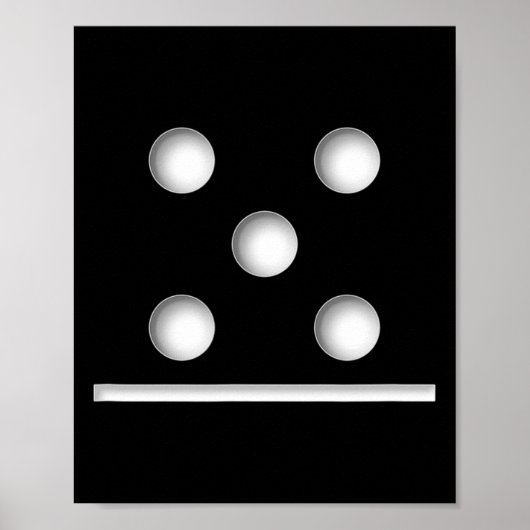 Domino Game 5 0 Halloween Poster (Vorne)