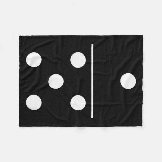 Domino Game 5 1 Funny Halloween Group Costume Shir Fleecedecke (Vorderseite (Horizontal))