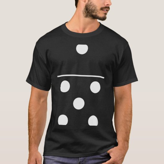 Domino Game 5 1 Funny Halloween Group Costume Shir T-Shirt (Vorderseite)