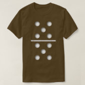 Domino Game 5 5 Shirt Halloween T - Shirt 1 (Design vorne)