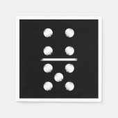 Domino Game 9 Dominoes Tiles Puzzler Game-Geschenk Serviette (Vorderseite)