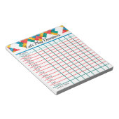 Domino Game Score Pad, Bis zu acht Spieler Notizblock (angewinkelt)