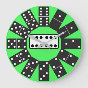 Domino-Großuhr Große Wanduhr