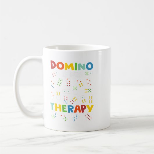 Domino ist mein Heilbummler Meisterspieler Kaffeetasse (Links)