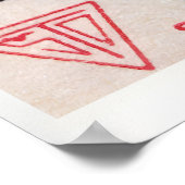 Domino - Matchbox Print - Aesthetic Wall Art Poster (Ecke)