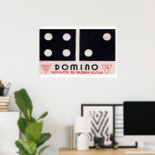 Domino - Matchbox Print - Aesthetic Wall Art Poster (Heimbüro)