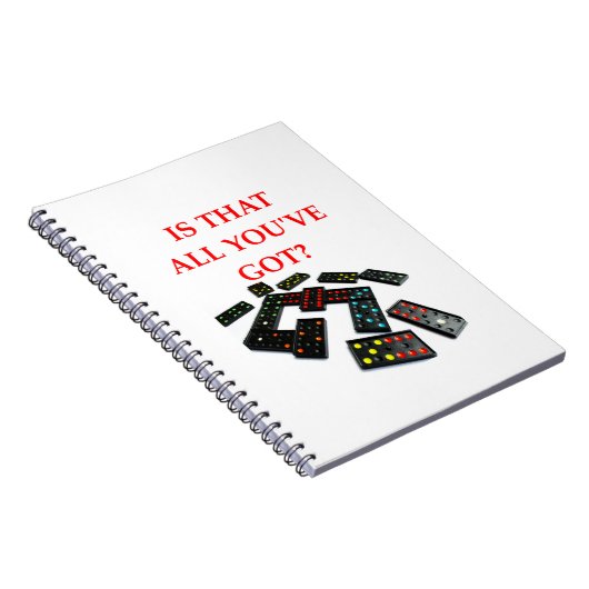 Domino Notizblock (Rechte Seite)