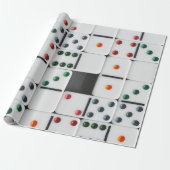 Domino-Packpapier Geschenkpapier (Ungerollt)