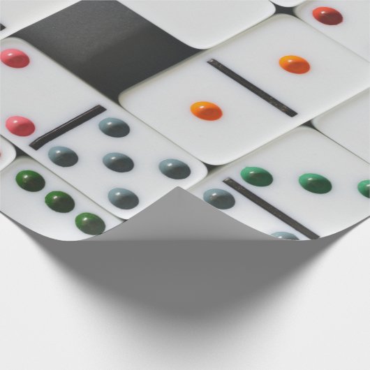 Domino-Packpapier Geschenkpapier (Ecke)