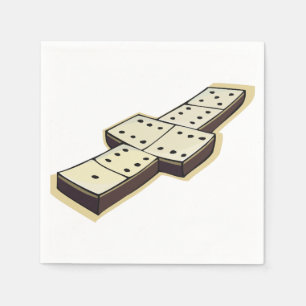 Domino-Papierservietten Serviette