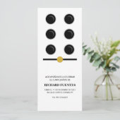 Domino Party Themed Einladung (Stehend Vorderseite)