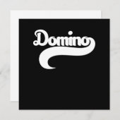 Domino Player Dominoes Tiles Puzzler Game-Geschenk Einladung (Vorne/Hinten)