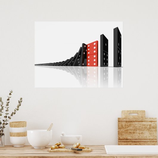 Domino Poster (Küche)