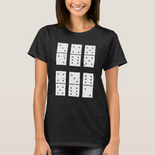 Domino Set Dominoes Game Tile Dominos Domino T-Shirt