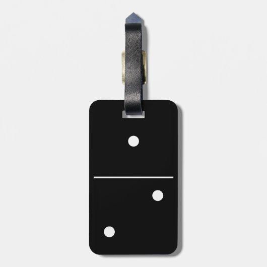 Domino-Spiel-Stück Gepäckanhänger (Rückseite vertikal)