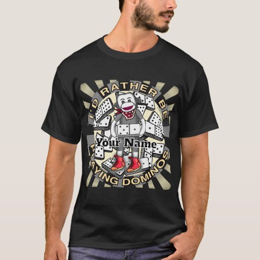 Domino spielen T-Shirt (Vorderseite)
