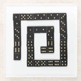 Domino Spiral Glass Untersetzer