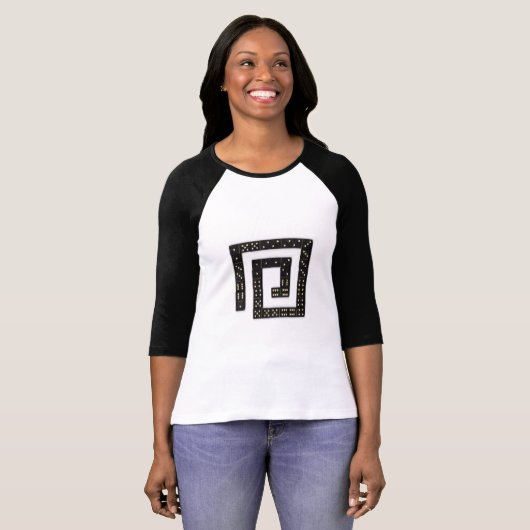Domino Spiral Raglan T - Shirt (Vorne ganz)
