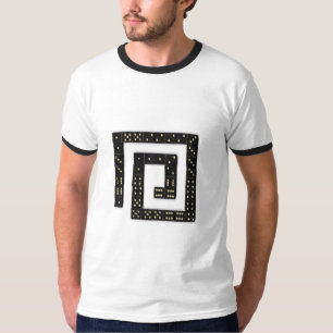 Domino Spiral Ringer T - Shirt